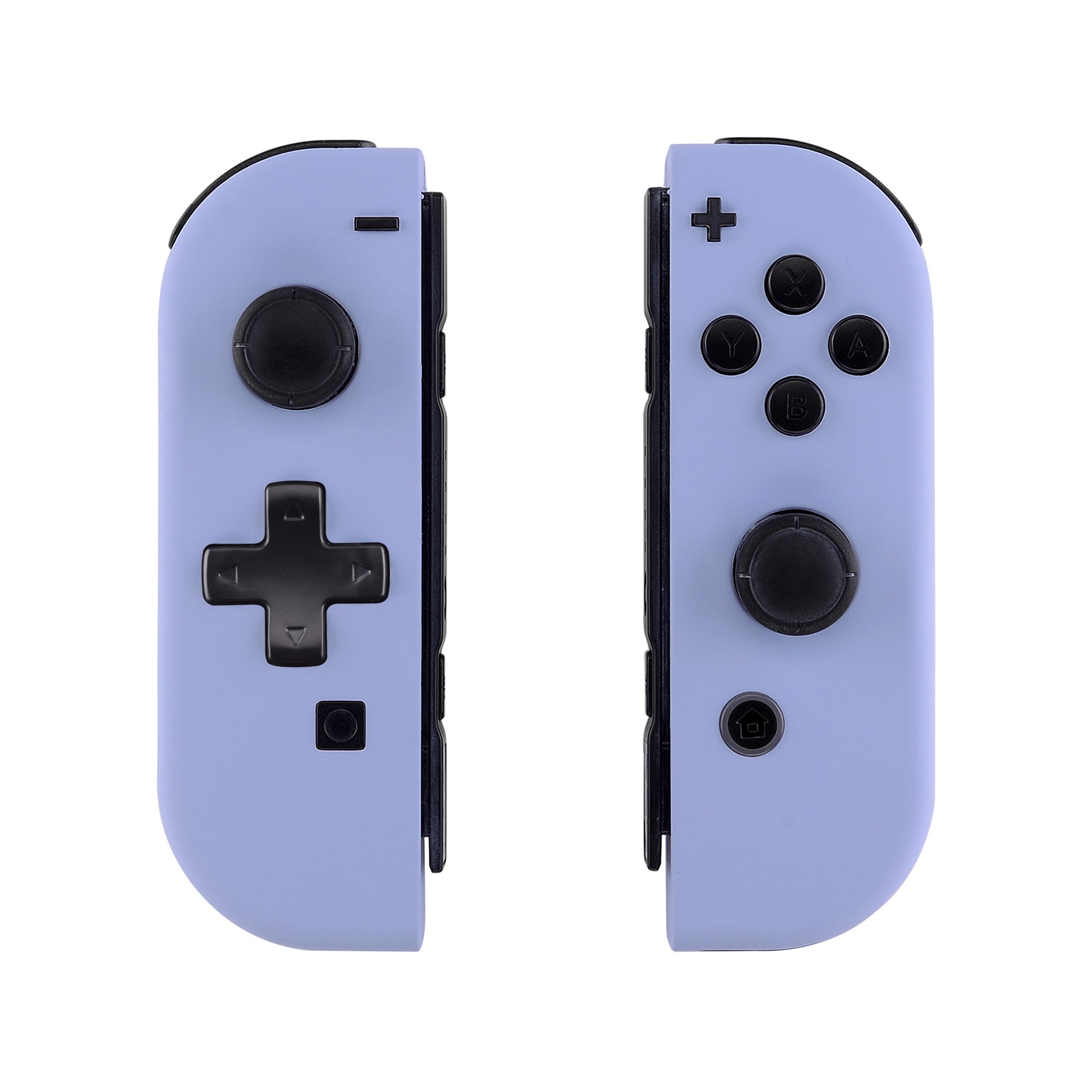 eXtremeRate D-Pad Version Replacement Shell Case with Buttons for Nintendo Switch Joy-Con (Light Violet) - DIY Customization for Enhanced Gaming Experience