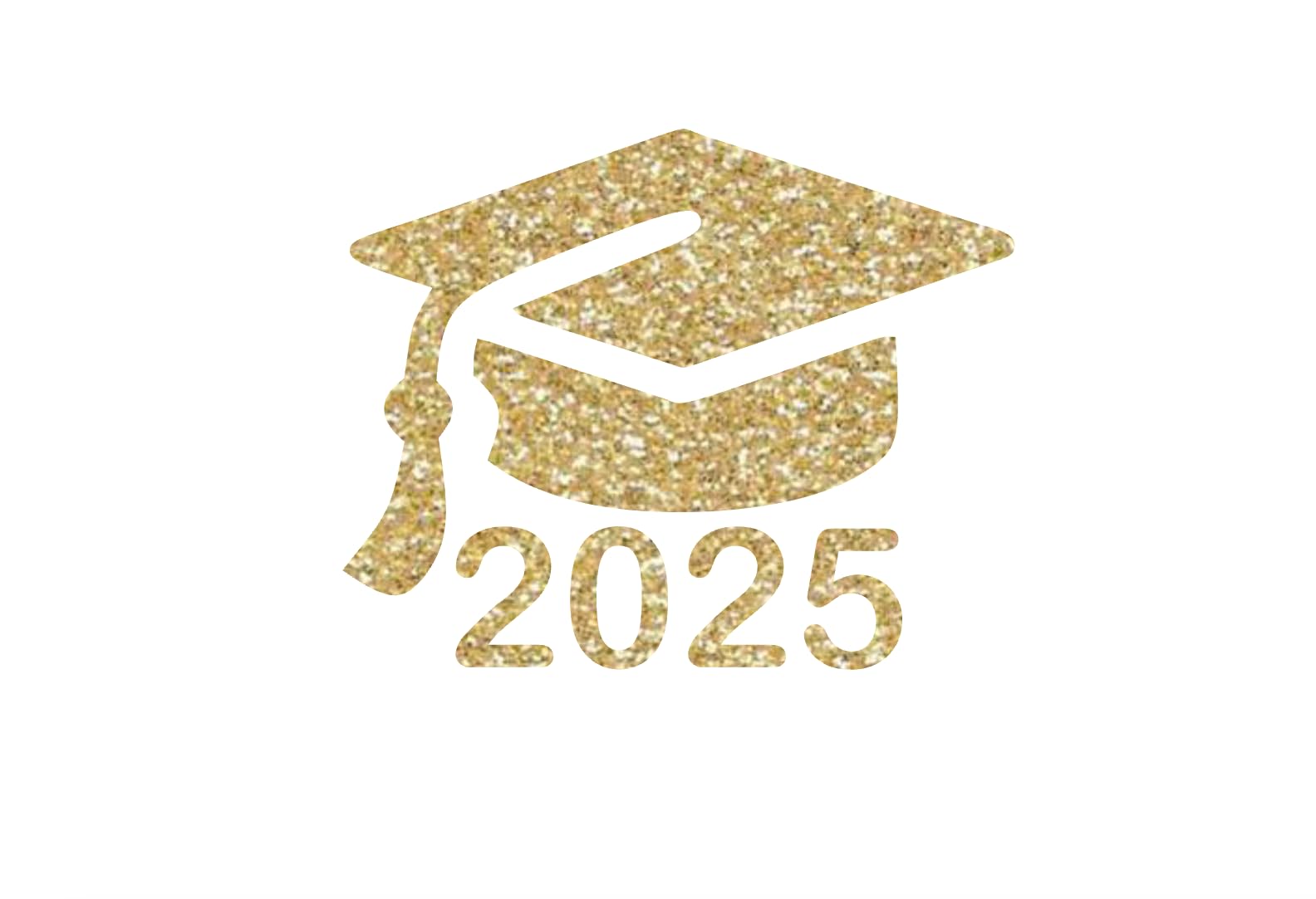 Class of 2025 Graduation Iron-On Transfer Patch - Custom DIY T-Shirt Decal for High School & College Graduates - Perfect for Yearbook Signing Parties & Commencement Celebrations