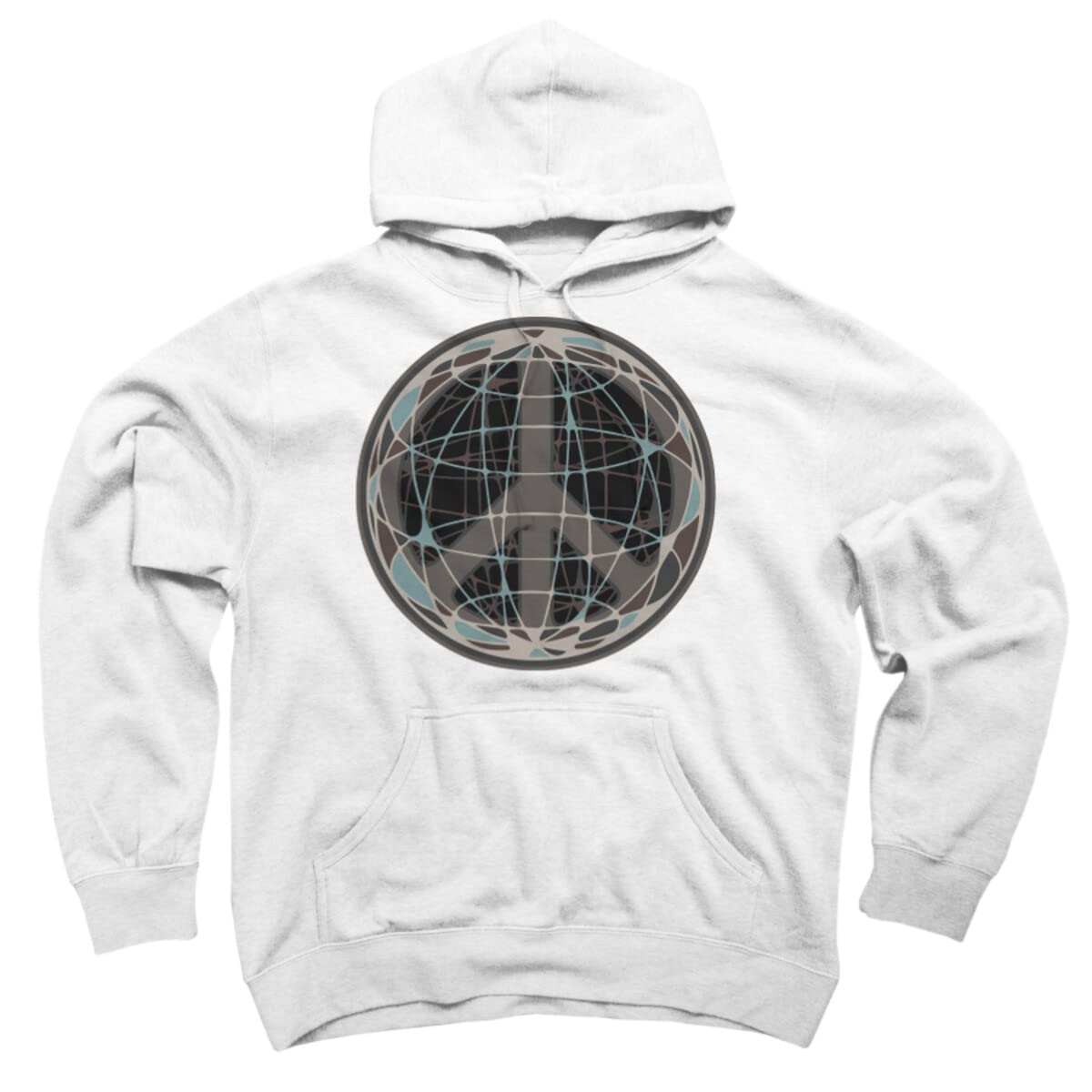 Ramzi Wired for Peace Unisex Pullover Hoodie by Design By Humans - Soft & Comfortable Casual Wear for Men & Women - Perfect for Everyday, Gym & Outdoor Activities