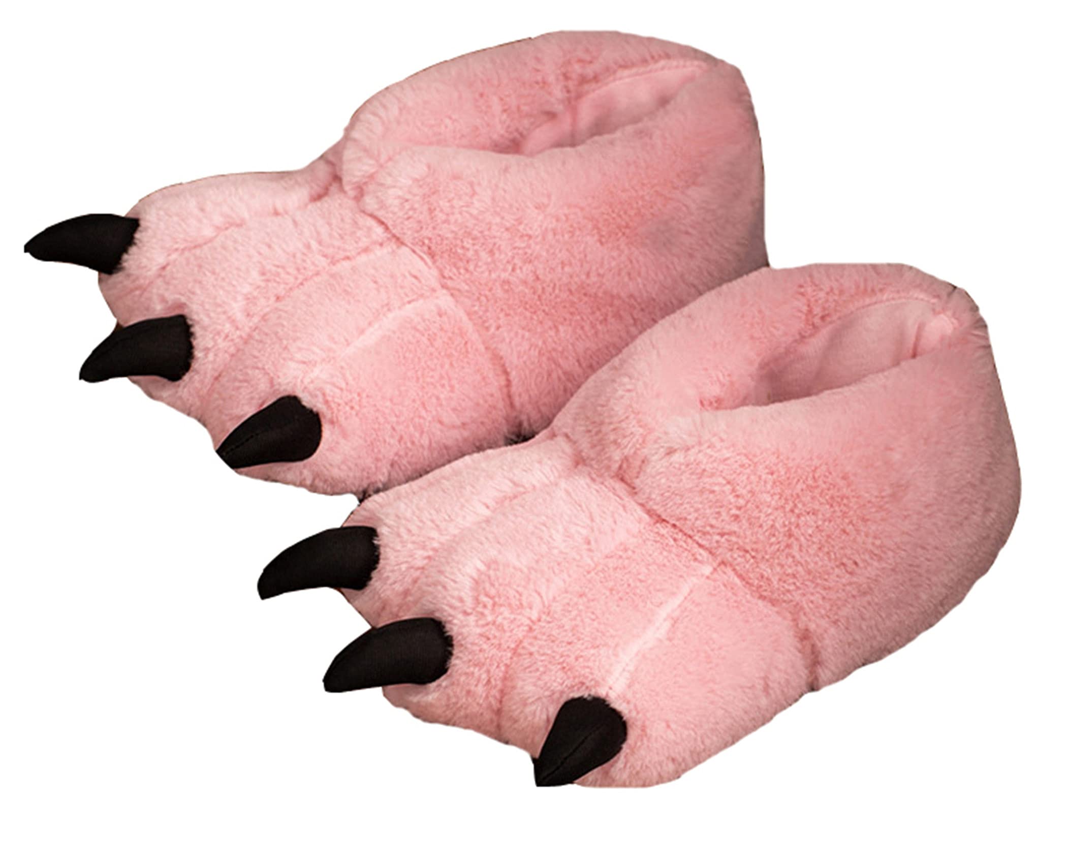 YILANLAN Women's Fuzzy Winter Slippers - Cozy Faux Fur Indoor House Shoes with Animal Paw Design for Home, Lounge & Bedroom Comfort