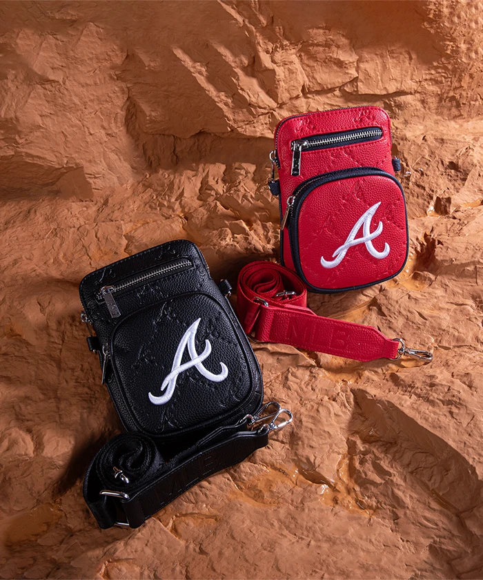 Official MLB Atlanta Braves Mini Crossbody Purse for Women - Stylish Baseball Fan Bag for Games, Travel & Everyday Use