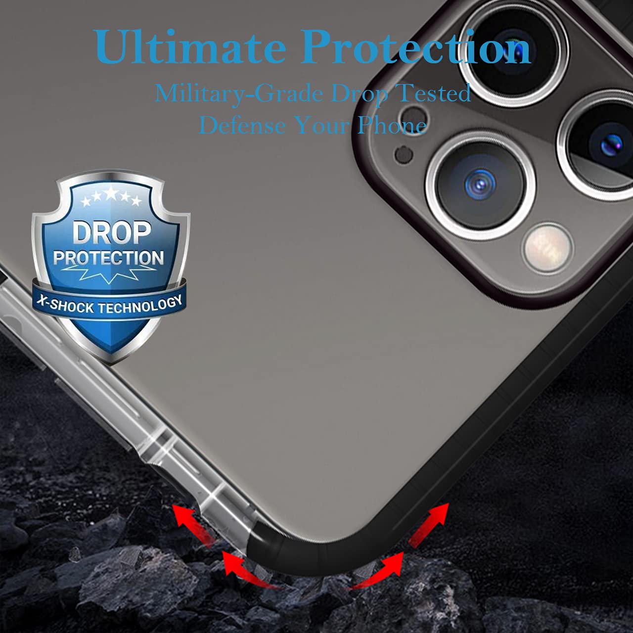 Custom iPhone 12 Pro Max Phone Case - Personalized Photo/Text/Name - Anti-Scratch Shock-Resistant TPU Cover - Soft Protective Case (Black) - Perfect for Everyday Use, Travel & Gifting