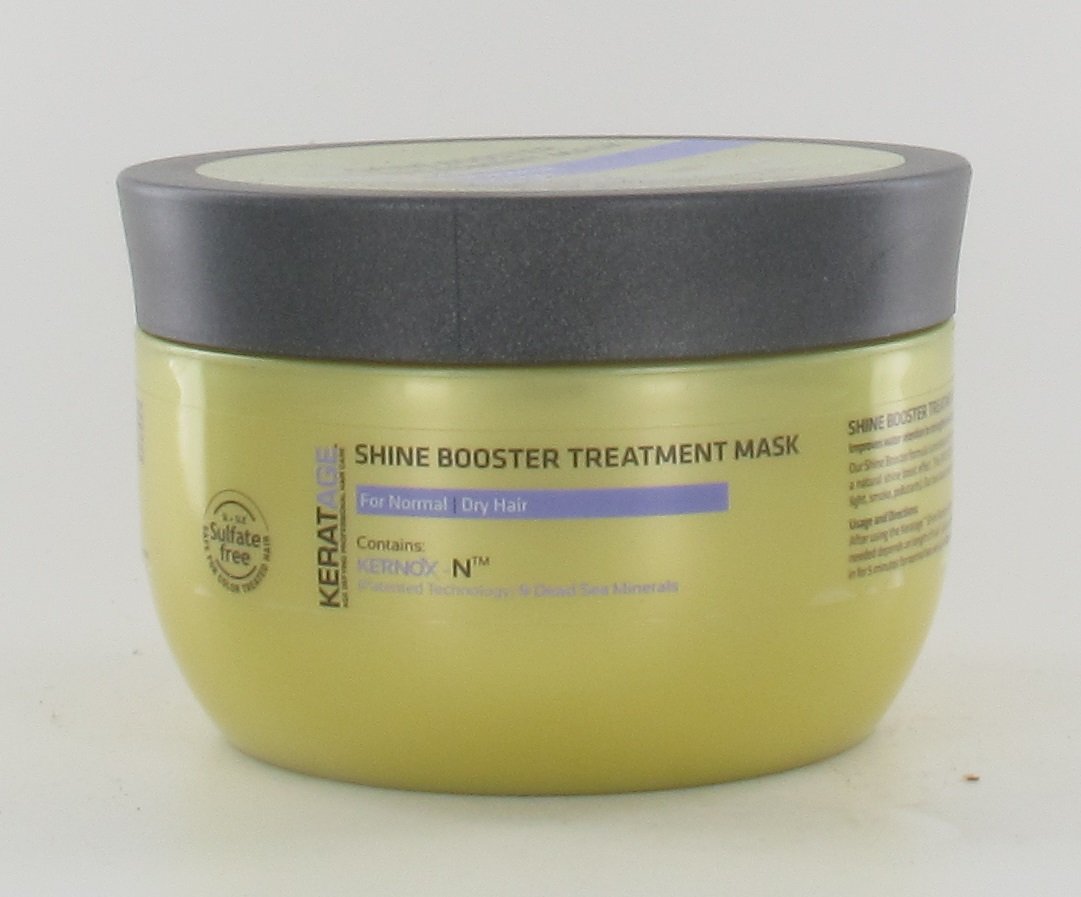 Shine Booster Hair Treatment Mask - Deep Conditioning for Dry & Damaged Hair - 8.5oz for Salon-Quality Shine at Home