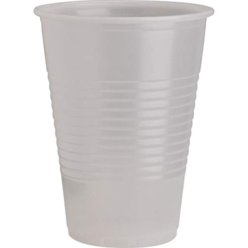 Genuine Joe 9oz Clear Plastic Cups - Bulk Pack of 2400 Disposable Drink Cups for Parties, Events & Catering | BPA-Free Translucent Beverage Glasses for Soda, Juice & Cocktails