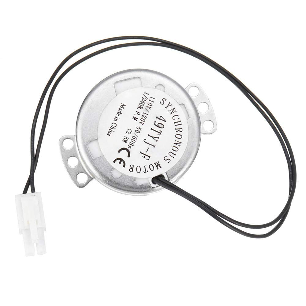 110V Synchronous Motor 1/240 RPM Replacement for Chicken Egg Incubator Turner - Durable Poultry Farming Equipment for Egg Hatching & Breeding
