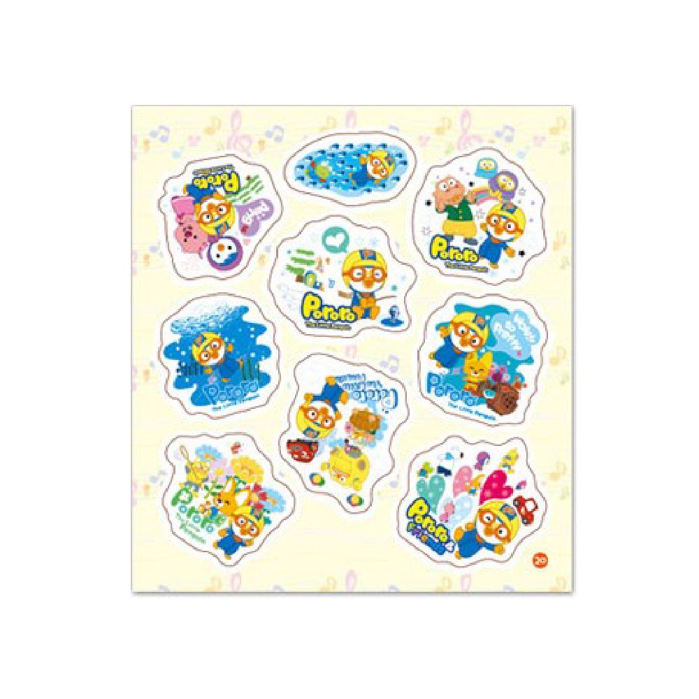 Pororo The Little Penguin Mini Sticker Book - 274 Fun Stickers for Kids, Korean Animation Character Sticker Collection - Perfect for Scrapbooking, School Projects & Kids' Creative Play