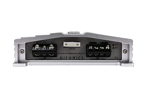 Hifonics ZG-1800.1D Zeus Gamma 1800W Monoblock Car Amplifier - 1 Channel Class D Subwoofer Amp with Gravity Magnet Phone Holder - Perfect for Car Audio Systems, Bass Boost & Sound Upgrades