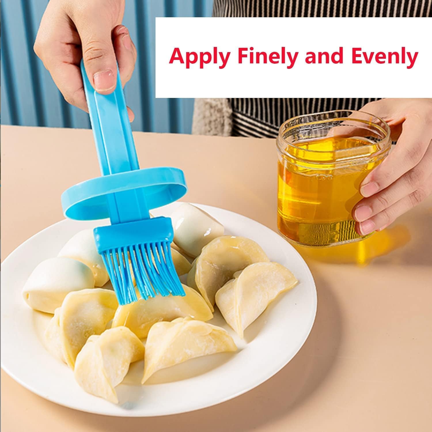 **CSOK Silicone Oil Bottle Brush Set - Includes Oil Bottle & Brush, BBQ Basting Brush, Pastry Brush for Cooking, Baking, Grilling - Perfect for Kitchen, BBQ, Baking (Pack of 1)**