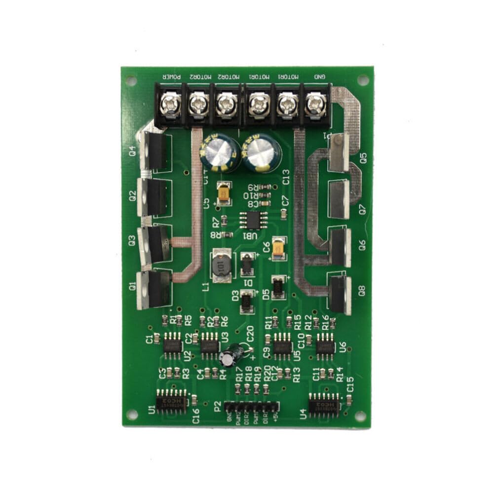 High Current H-Bridge Motor Driver Circuit - Trolley Cart Motor Brake with Hi-Fi Chip for DIY Robotics, Electric Vehicles, and Industrial Automation