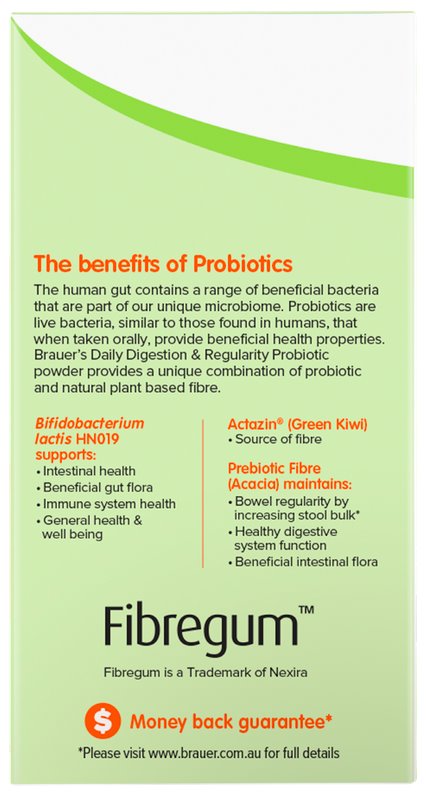 Brauer Kids Probiotic for Daily Digestion & Gut Health - Supports Regularity & Immune System - Ideal for School, Travel & Healthy Digestion Routine