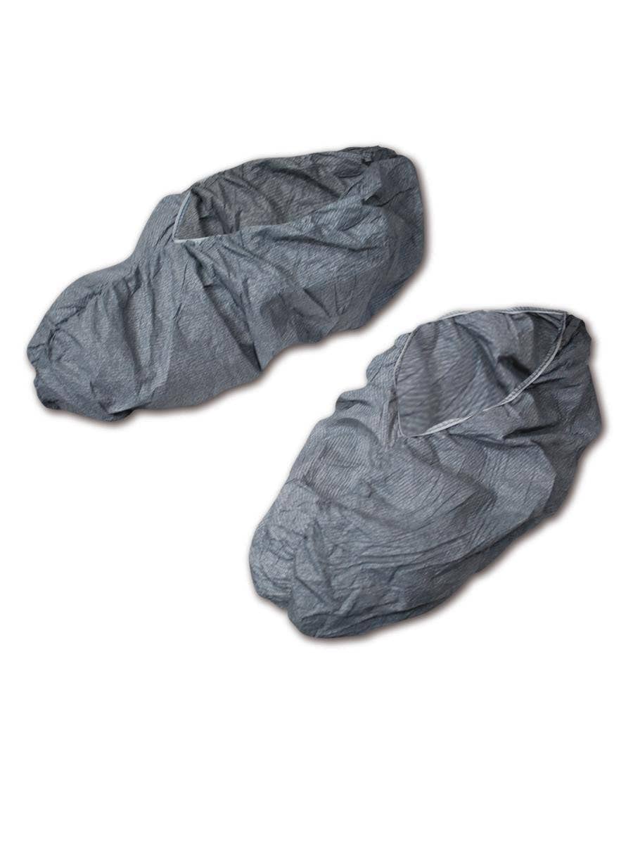 MAGID SC11GYL EconoWear Disposable Tyvek Non-Skid Elastic Shoe Covers - Large Size, Gray (25 Pairs) - Perfect for Hospitals, Clean Rooms & Home Protection