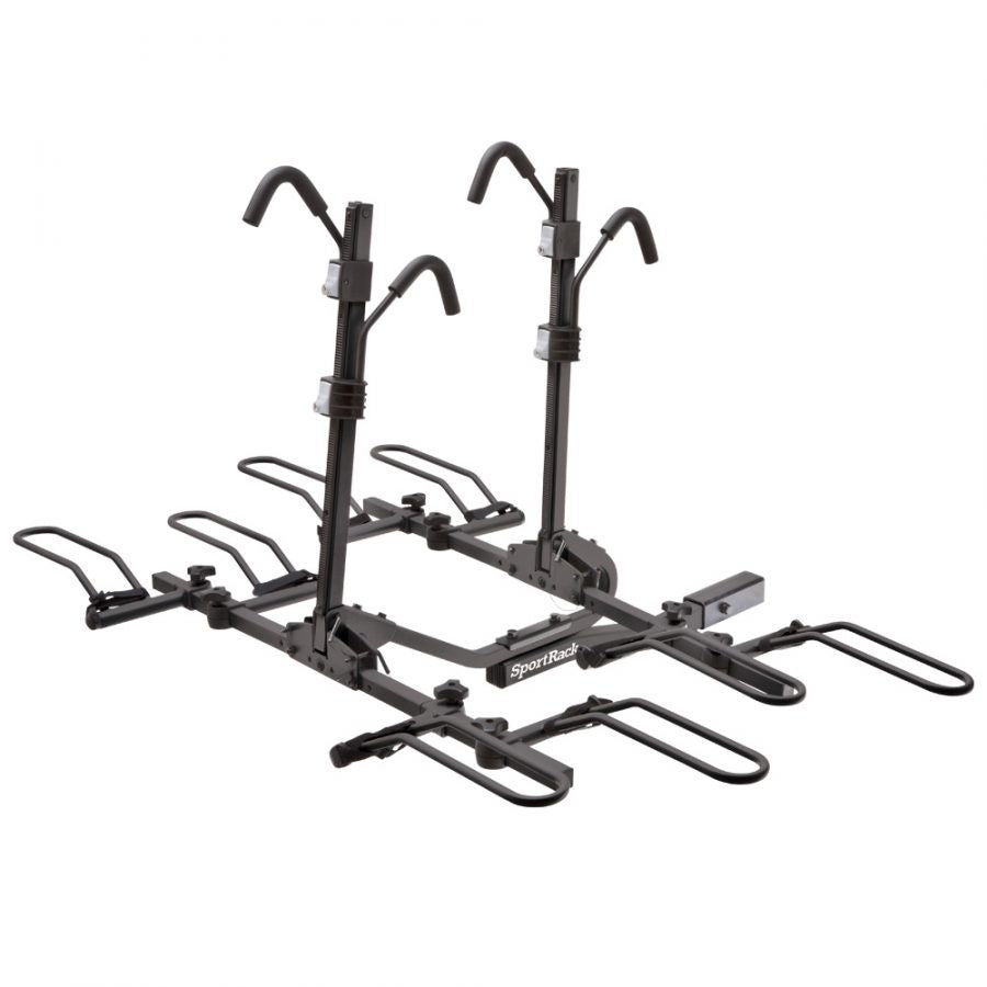 SportRack Crest 4-Bike Locking Platform Hitch Bike Rack - Secure Bicycle Carrier for SUVs, Trucks & Vans - Perfect for Road Trips, Camping & Outdoor Adventures