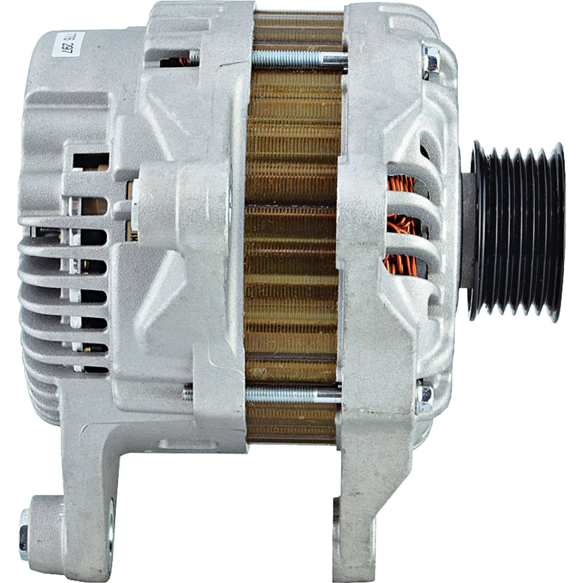 DB Electrical 400-48214 110Amp Alternator for 2012-2013 Mazda 3 2.0L L4 | Internal Fan, Solid Pulley, CW Rotation | Replacement for PE07-18-300 & 11635 | Perfect for Engine Performance & Electrical System Upgrade