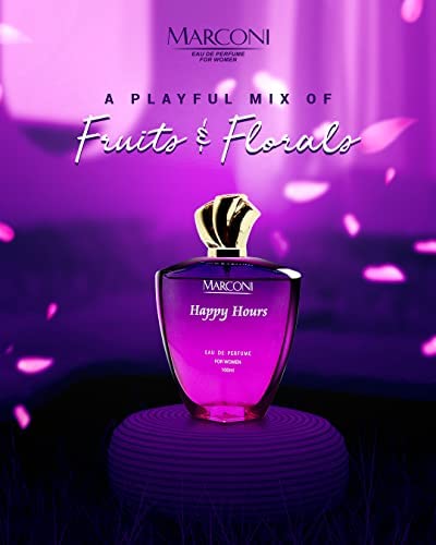 John Phillips™ First Love & Happy Hours Eau De Parfum for Women - Floral Fruity French Perfume | Daytime & Nighttime Wear | Office, Date Night, Special Occasions