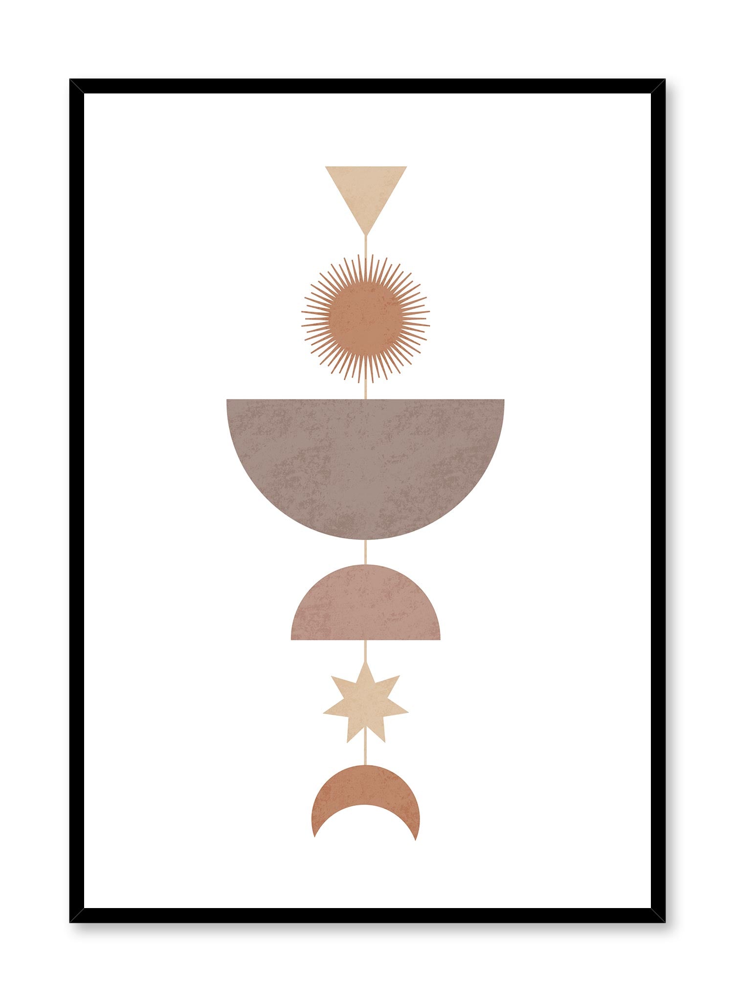 Aligned Poster - Motivational Wall Art for Home & Office Decor | Perfect for Living Room, Bedroom, and Workspace Inspiration
