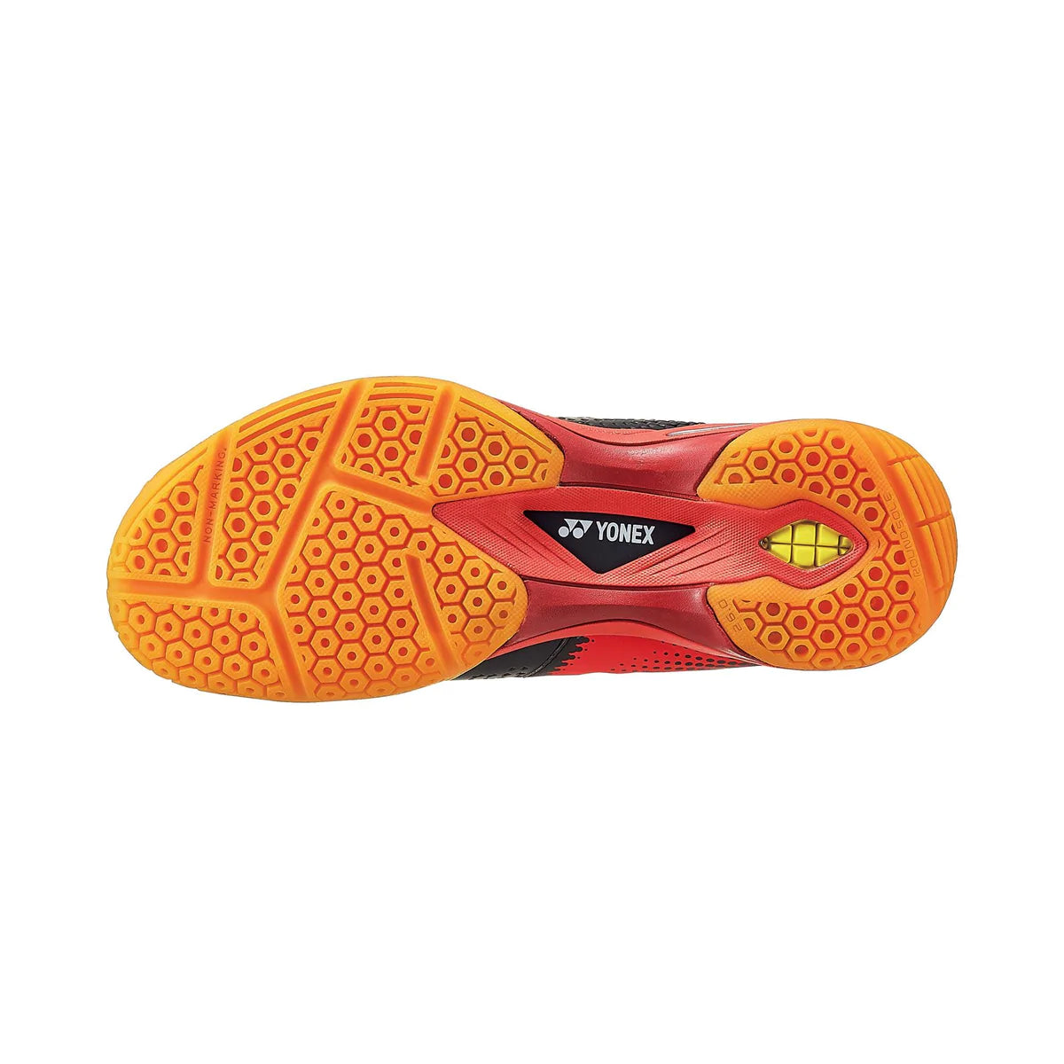 Yonex Power Cushion Eclipsion X2 Unisex Badminton Shoes for Men & Women - Lightweight Court Sneakers with Cushioning Technology (Black/Red) - Perfect for Indoor Sports, Training & Competitive Play