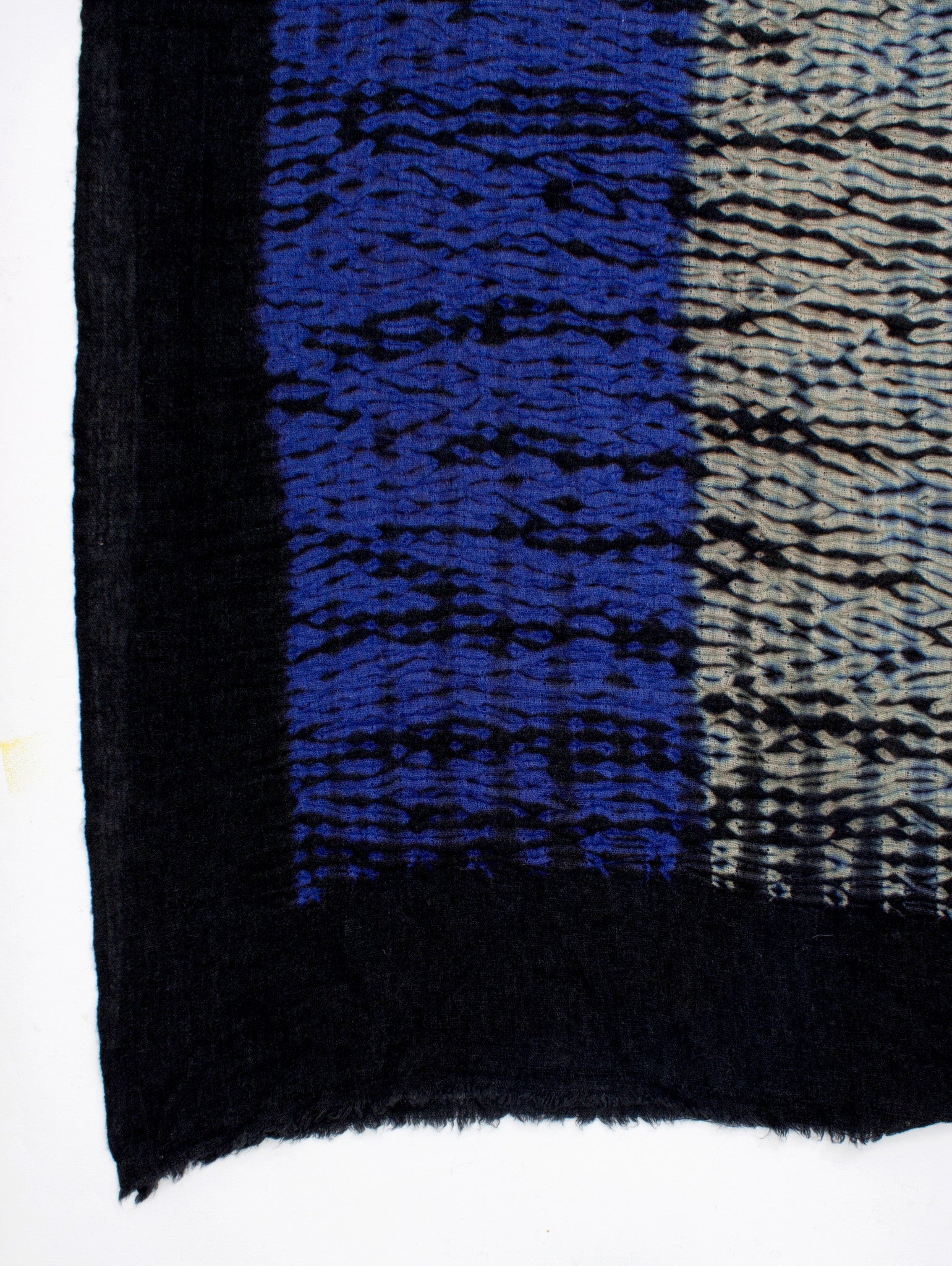 Handmade Shibori Tie Dye Merino Wool Scarf - Soft Winter Wrap for Women - Perfect for Cold Weather, Travel & Fashion Accessories