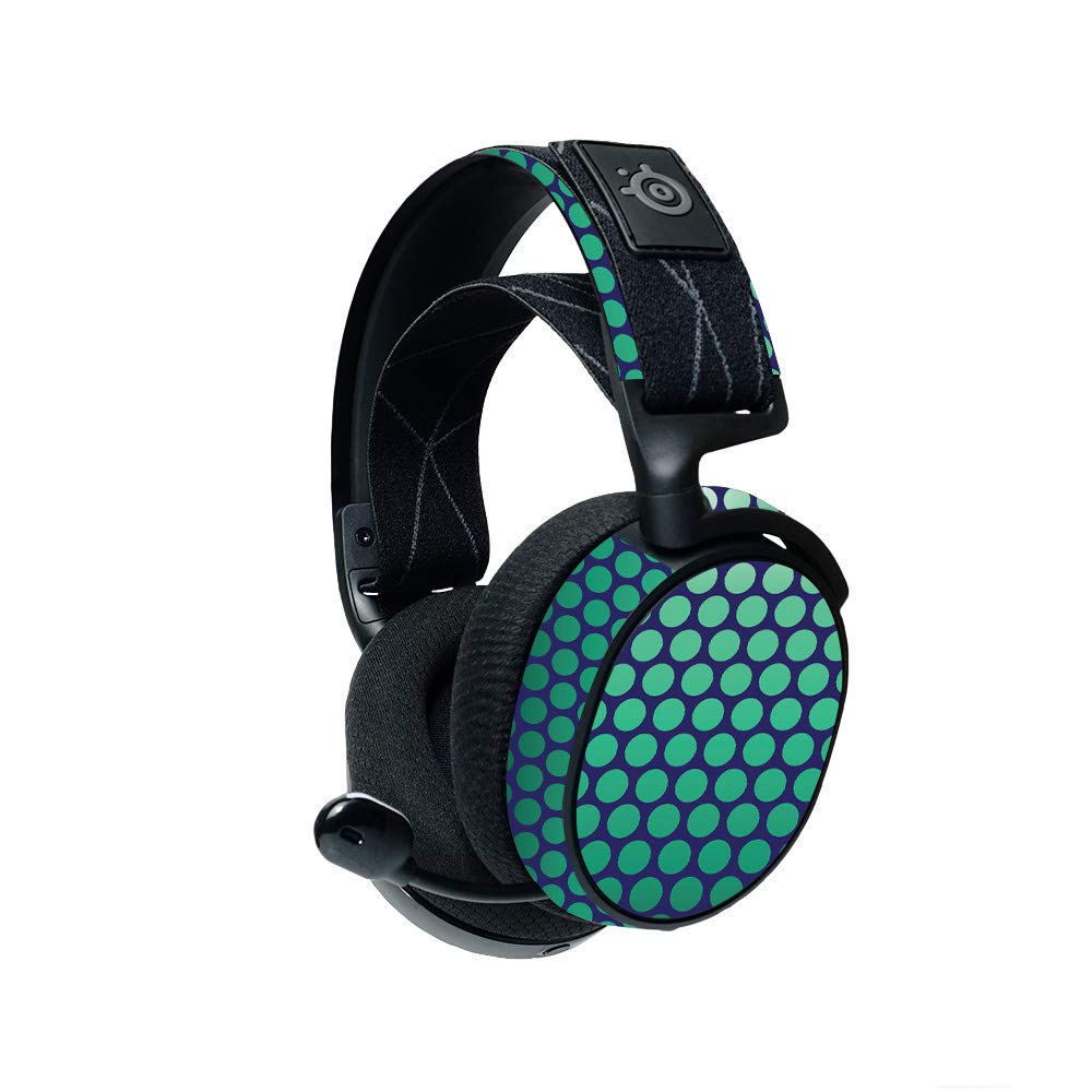 MightySkins Steelseries Arctis 7 Gaming Headset Skin (2019) - Spots Design | Protective Vinyl Wrap Cover | Durable & Customizable Decal | Easy to Apply & Remove | Made in USA | Perfect for Gaming, Streaming & Esports Enthusiasts