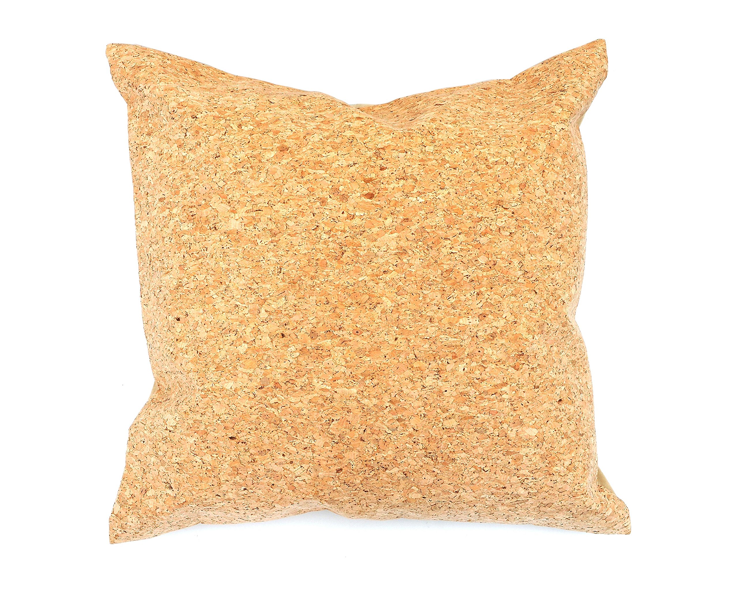 Handmade Cork Cushion Cover - Eco-Friendly Cork Pillow Case for Sofa, Bed & Home Decor | Sustainable & Comfortable Living Room Accessory