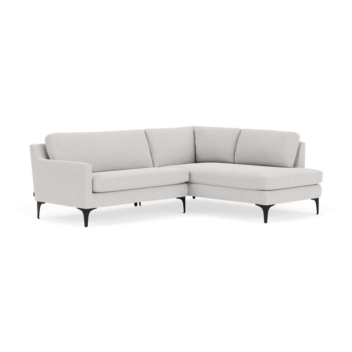 Astha Fabric Right Corner Sofa - Modern L-Shaped Sectional Couch for Living Room, Home Theater & Small Spaces | Comfortable & Stylish Lounge Furniture