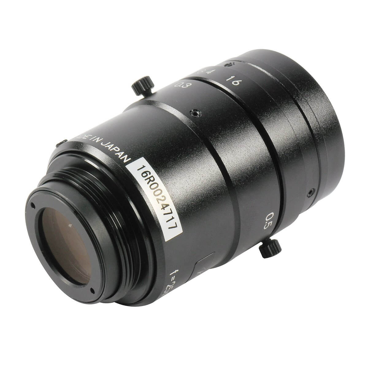 LM25JC5M IR 2/3 5MP 25mm F1.4 C Mount Lens - High Resolution Industrial Camera Lens for Machine Vision, Surveillance & Photography