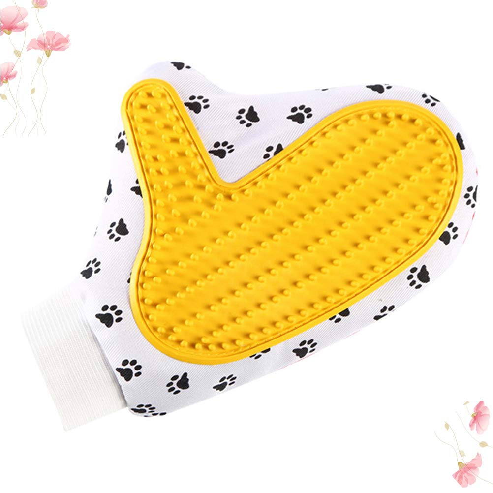 TEHAUX 2-Pack Pet Bath Brush & Massage Glove - Dog & Cat Grooming Tool for Bathing & Dematting