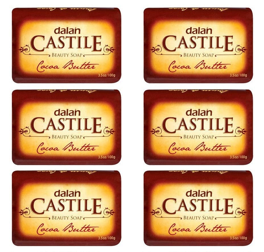 Dalan Organic Butter Soap 6-Pack - Moisturizing Handmade Soap Bars for Dry Skin, Sensitive Skin Care - Perfect for Bath, Shower & Gift Sets