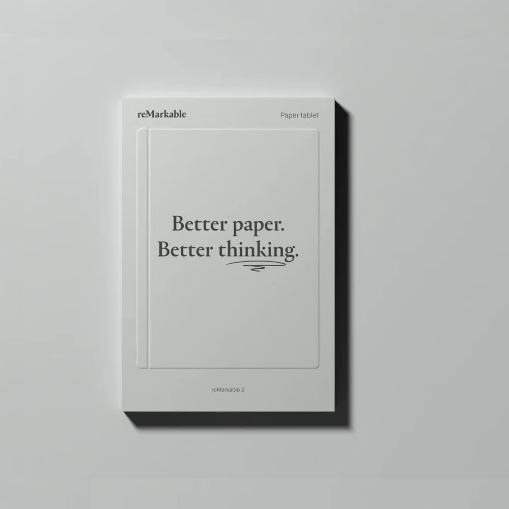 Remarkable 2 Digital Paper Tablet - Next-Gen E-Ink Notepad for Writing, Drawing & Note-Taking | Perfect for Professionals, Students & Artists | Paperless Office & Classroom Solution
