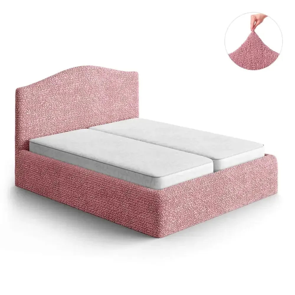 Full/Queen Size Bed Headboard & Frame Slipcover - Microfiber Collection | Elegant Bedroom Upgrade for Home Decor