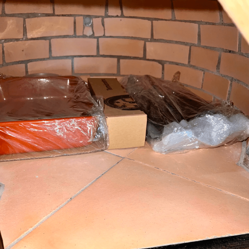 Premium Lisboa Brick Pizza Oven - Outdoor Wood Fired Pizza Maker for Backyard, Patio & Garden Cooking - Perfect for Authentic Italian Pizza, Bread & Baking