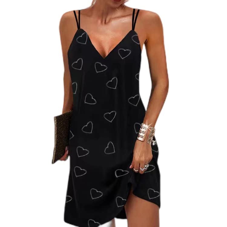 Vintage Floral Print Women's Summer Maxi Dress - Sleeveless V-Neck Double Strap Casual Beach Dress for Outdoor Parties & Vacations