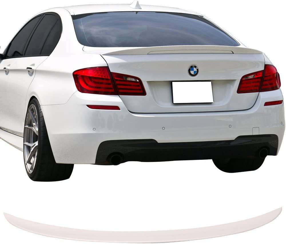 2011-2016 BMW 5 Series F10 Sedan High Kick Style ABS Trunk Spoiler Wing - Perfect for Car Customization & Sporty Look Enhancement