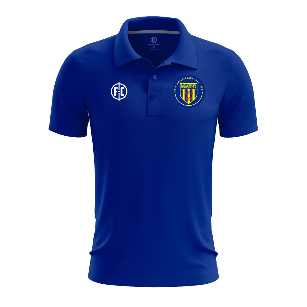 Havelock North Wanderers 75th Anniversary Club Polo Shirt - Custom Embroidered Logo - Men's & Women's Casual Sportswear - Perfect for Team Uniforms, Golf Outings & Club Events