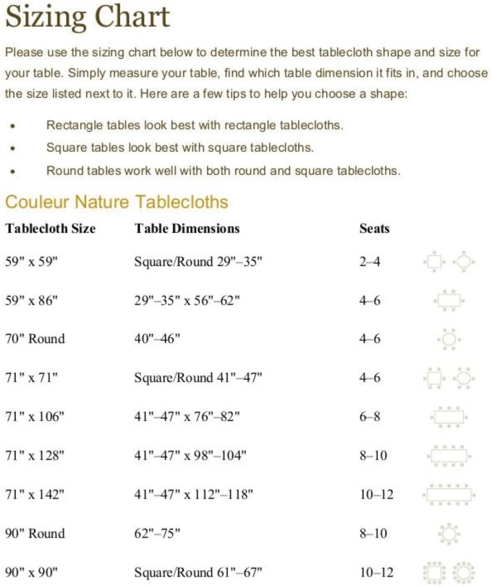 Elegant Large Round Tablecloth 90 Inches - Yellow & Blue Lemon Tree Design for Dining, Parties & Outdoor Events | Couleur Nature