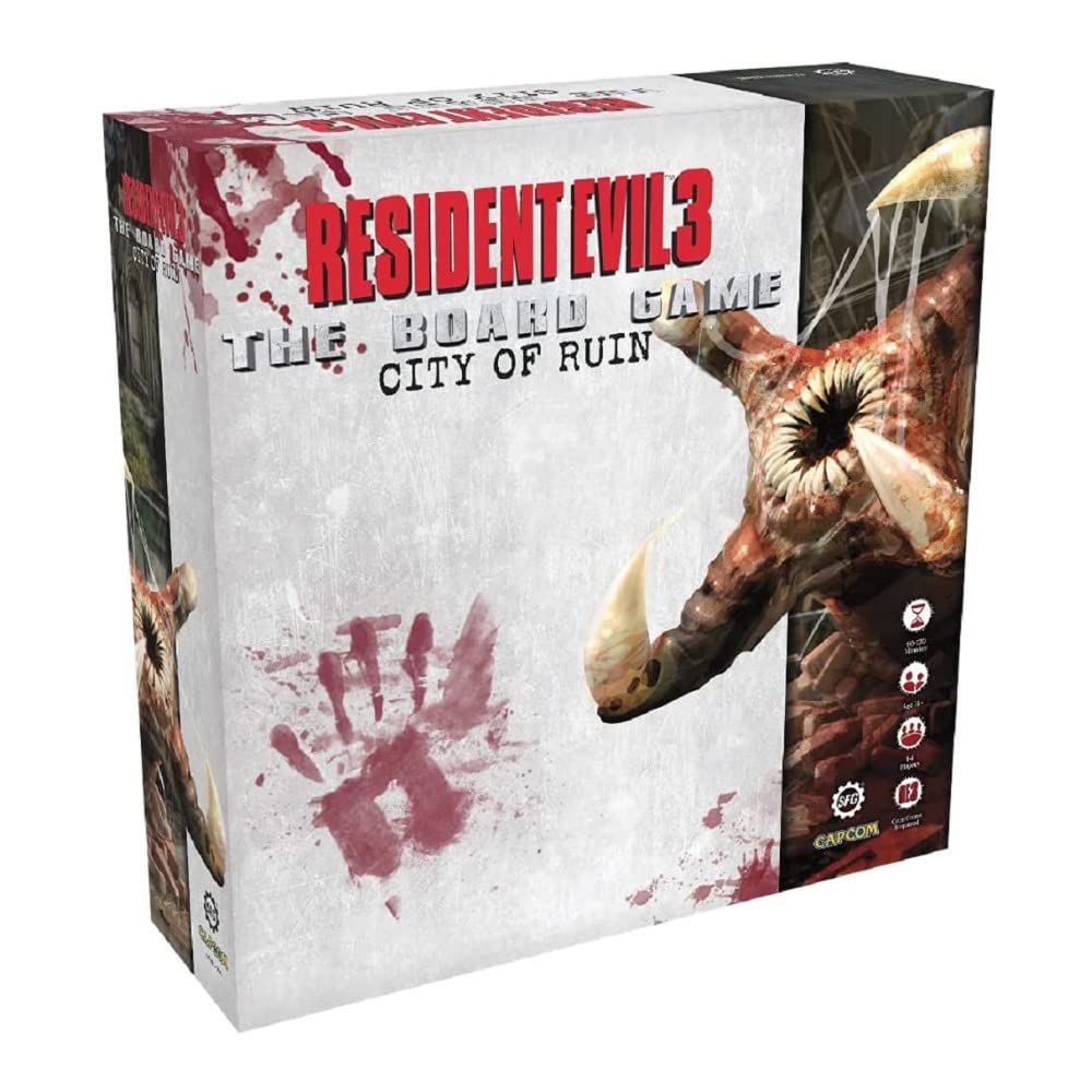 Steamforged Games Resident Evil 3 The Board Game & City of Ruin Expansion Bundle (2 Items) - Survival Horror Tabletop Game for Adults & Teens - Perfect for Game Nights & Horror Fans (RESIDENTEVIL3K1)