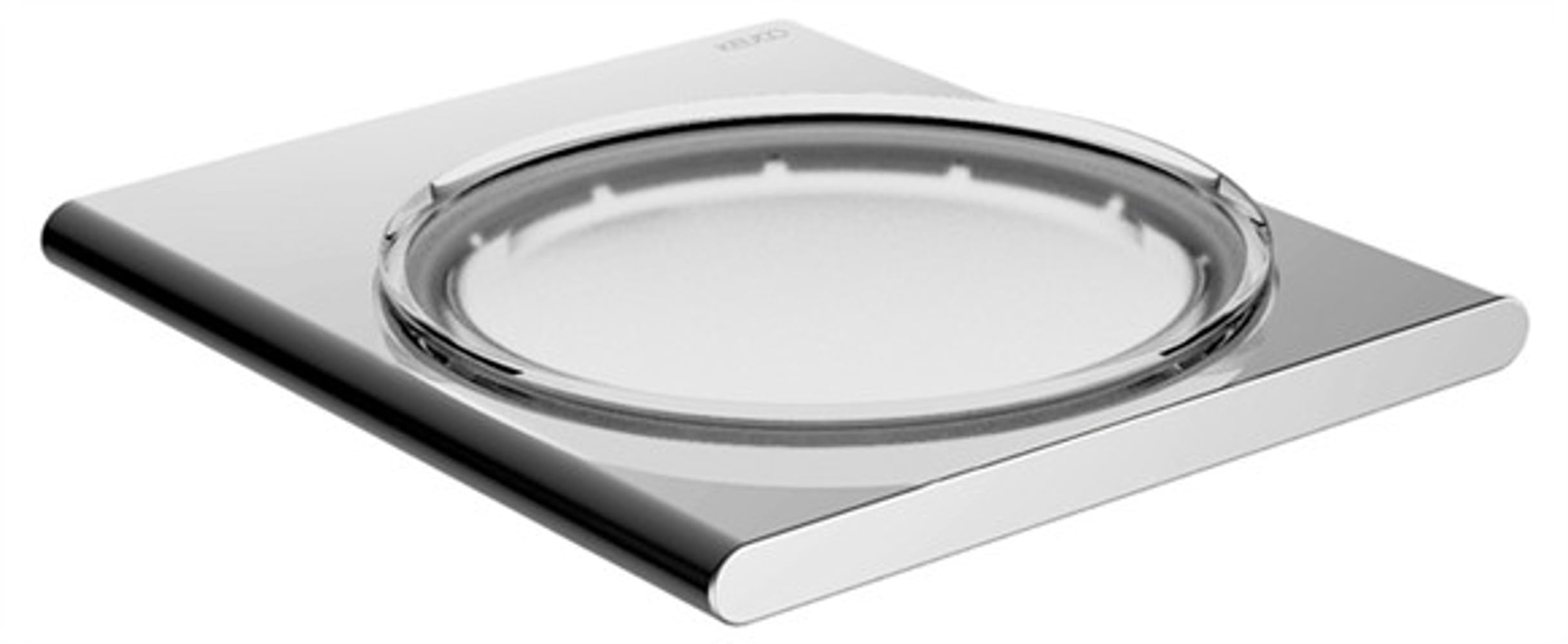 11555019000 Premium Soap Dish Set with Real Crystal & Satin Chrome Finish - 400 Piece Bathroom Organizer for Luxury Hotels, Spas, and Upscale Home Decor