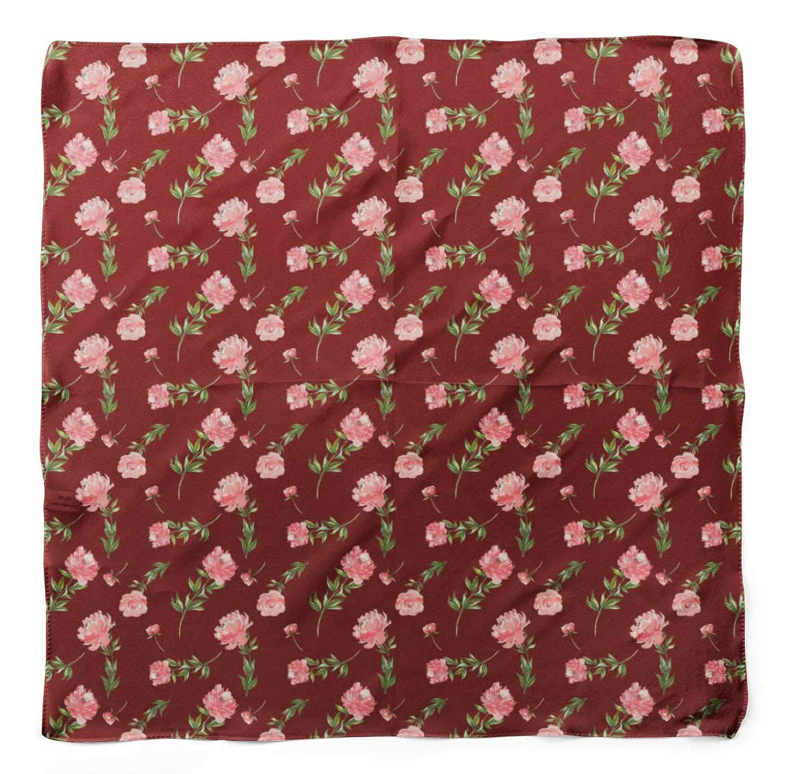Bimba Printed Pure Silk Scarf for Women - Versatile Hair Wrap, Neck Scarf & Head Bandana - Perfect for Fashion Accessories, Travel & Special Occasions