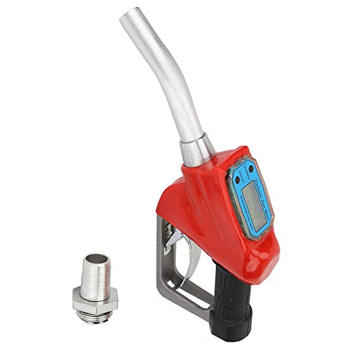 Electronic Metering Fuel Dispensing Nozzle - Oil Gun Nozzle with Battery for Precise Fuel Delivery | Ideal for Gas Stations, Auto Shops & Farm Equipment Refueling