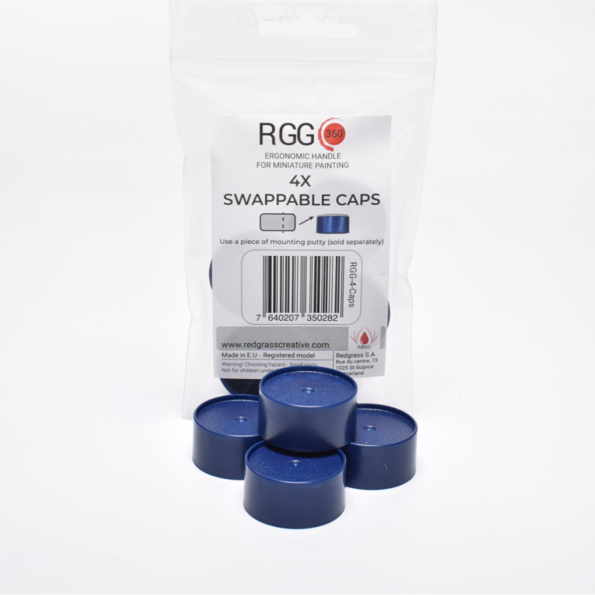 360 Painting Handle V2 with Extra Replacement Caps (Blue) - Perfect for DIY Home Painting, Wall Art Projects & Professional Use