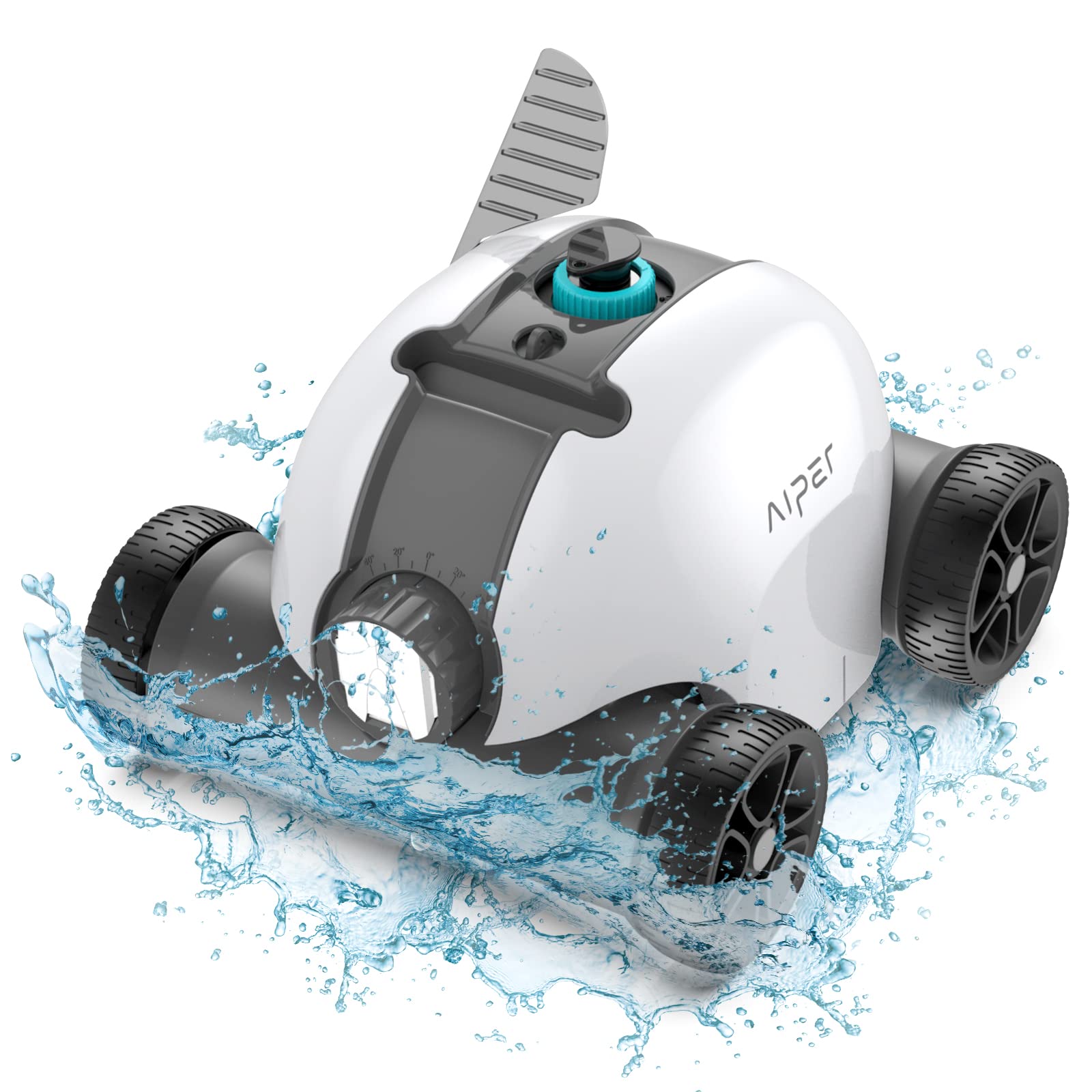 AIPER Seagull 1000 Cordless Robotic Pool Cleaner - Upgraded Dual-Drive Motors, Self-Parking, 90 Min Runtime for Above & In-Ground Pools (Up to 50 Ft) - Automatic Pool Vacuum for Flat Floors | Perfect for Weekly Pool Maintenance & Crystal Clear Water