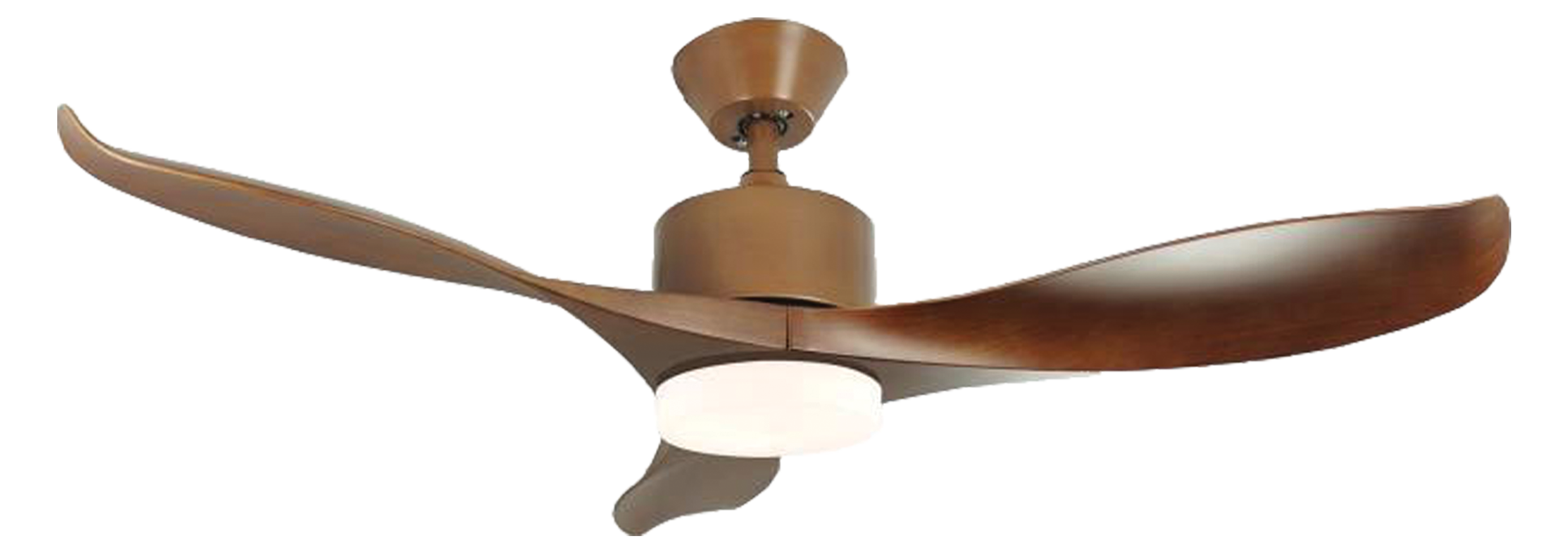 DECCO ADE52 Smart Ceiling Fan with Remote Control, 52 Inch Energy Efficient Indoor Ceiling Fan with LED Light, Quiet Reversible DC Motor - Perfect for Bedroom, Living Room, and Home Office