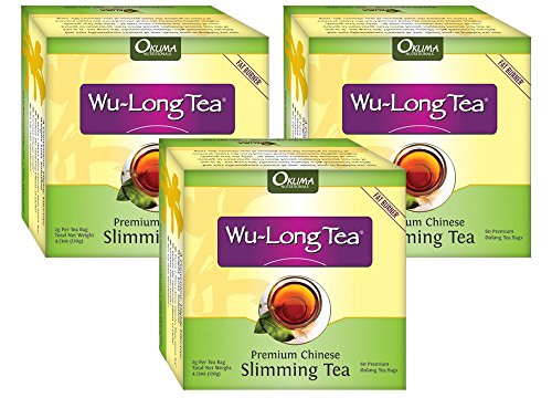 Premium Chinese Slimming WuLong Tea - 100% Natural Weight Loss, Detox & Anti-Acne Oolong Tea | Pure WuYi Mountain Oolong | 180 Tea Bags (3 Month Supply) | Perfect for Daily Wellness, Metabolism Boost & Skin Care