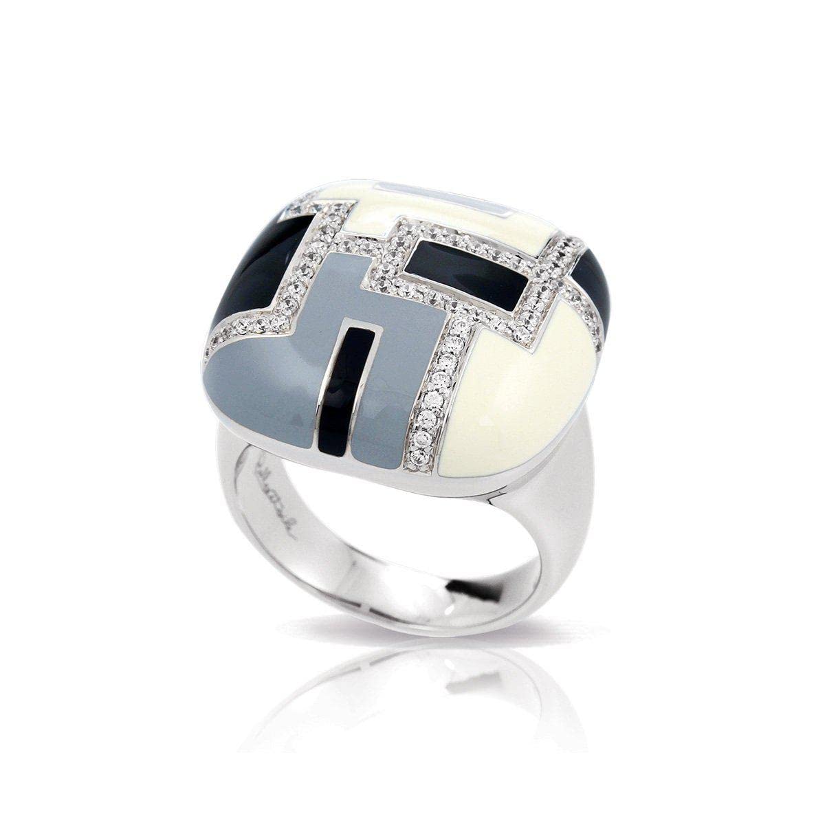 Belle Etoile Art Deco Ivory Ring - Size 5 | Vintage Style Jewelry for Women, Perfect for Weddings, Parties & Special Occasions