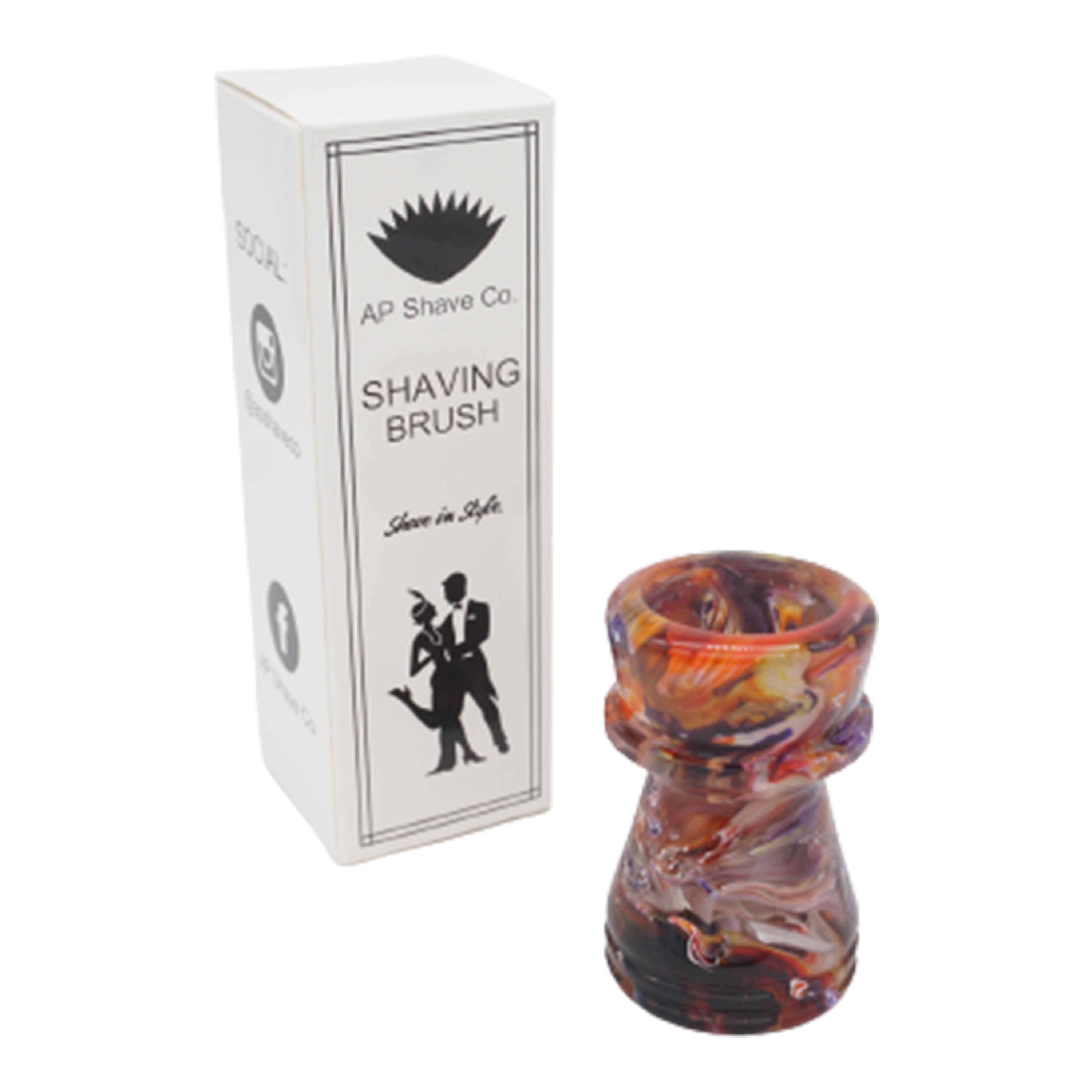 Premium Picasso Handcrafted Shaving Brush Handle - Fits 28mm & 30mm Knots - Luxury Wet Shaving Accessory for Men's Grooming & Beard Care Routine