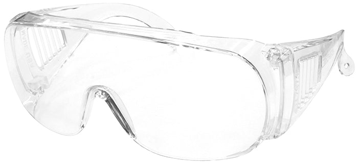 Yukon Clear Uncoated X Large Safety Glasses - 12 Pack - ANSI Z87.1 Certified Protective Eyewear for Construction, Woodworking & DIY Projects