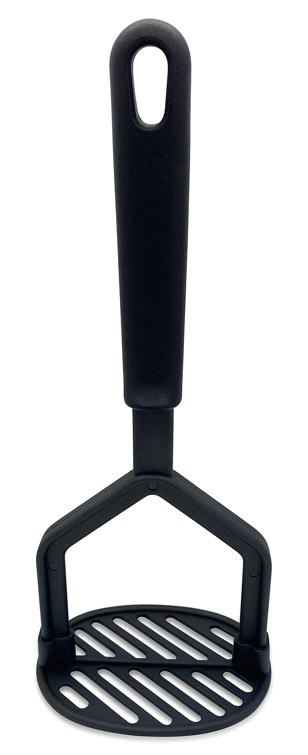 Premium Hudson & Lane Nylon Potato Masher - Durable & Ergonomic Black Kitchen Tool for Smooth Mashed Potatoes, Purees & Baby Food - Ideal for Home Cooking, Baking & Meal Prep