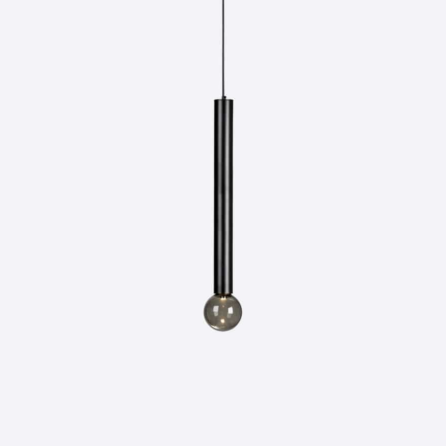 60 LED Tubular Pendant Light - Modern Linear Hanging Fixture for Kitchen Island, Dining Room & Office Lighting