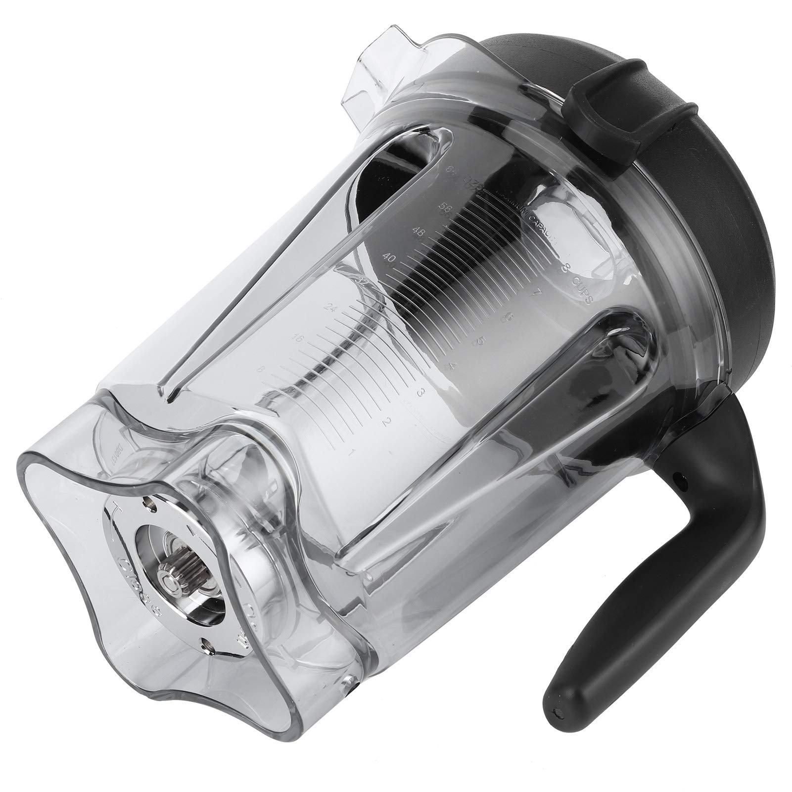 64oz Clear Blender Jar with Blade Lid - Replacement for Smoothies & Juicing
