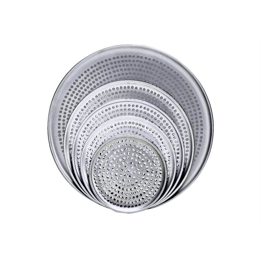Browne 10-Inch Perforated Pizza Pan - Professional Non-Stick Baking Sheet for Crispy Crust - Perfect for Home, Restaurant & Outdoor Cooking