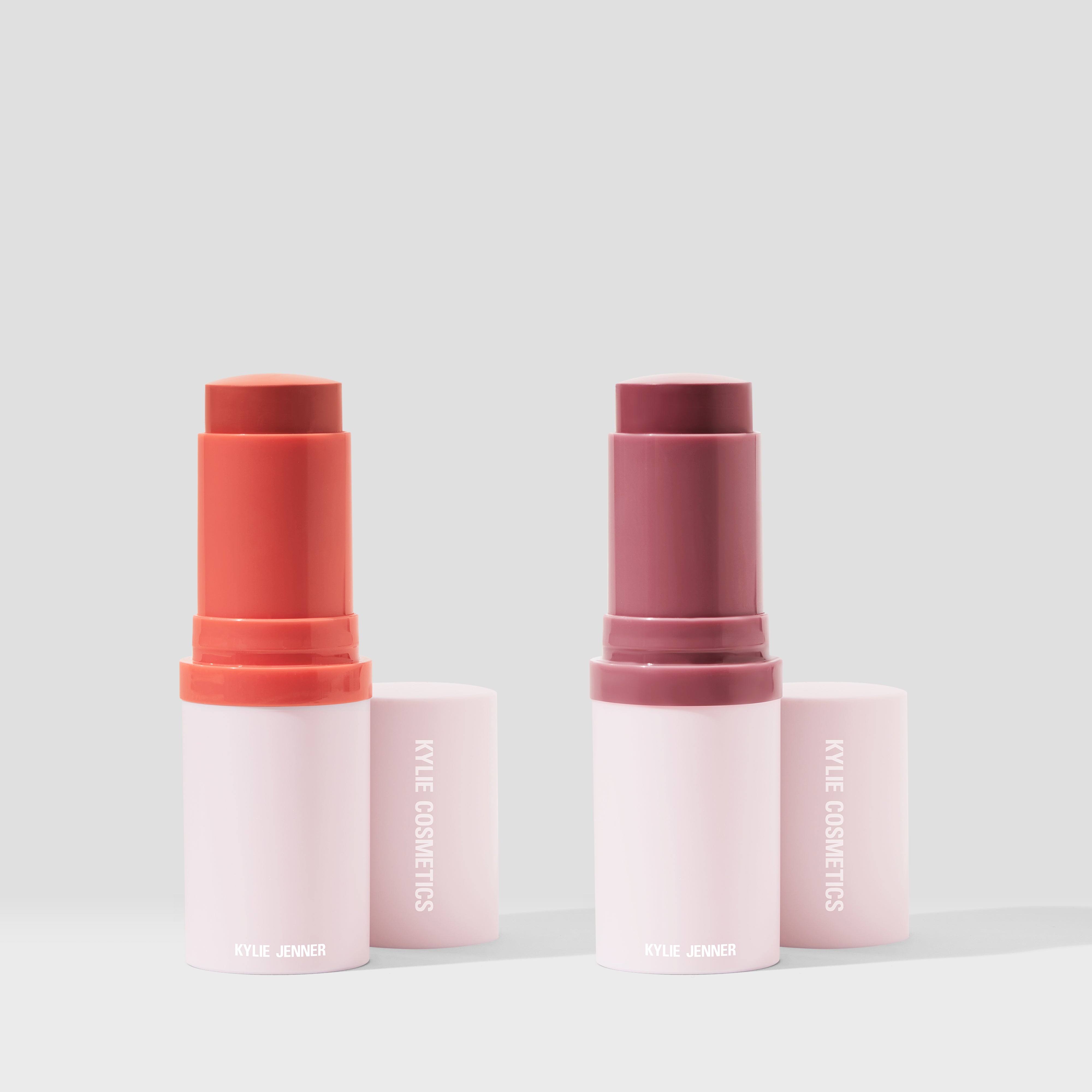 Kylie's Favorite Powder Blush Stick Duo - Creamy Matte Blush & Highlighter Set for Cheeks | Perfect for Everyday Makeup & Special Occasions